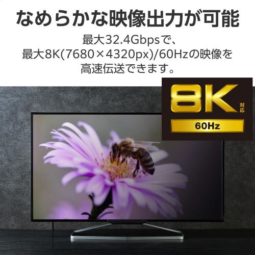 ディスプレイポートケーブル 2m ブラック