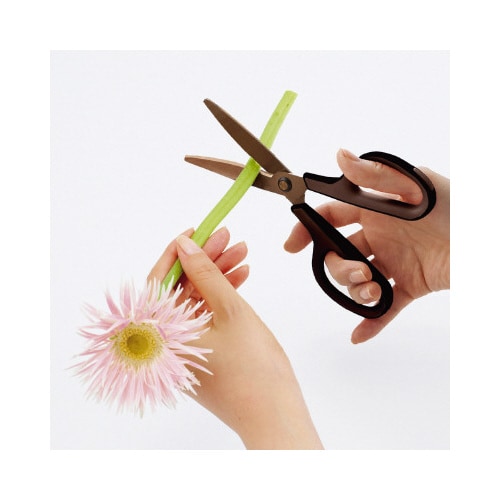 はさみ フィットカットカーブ チタンコート ブルー