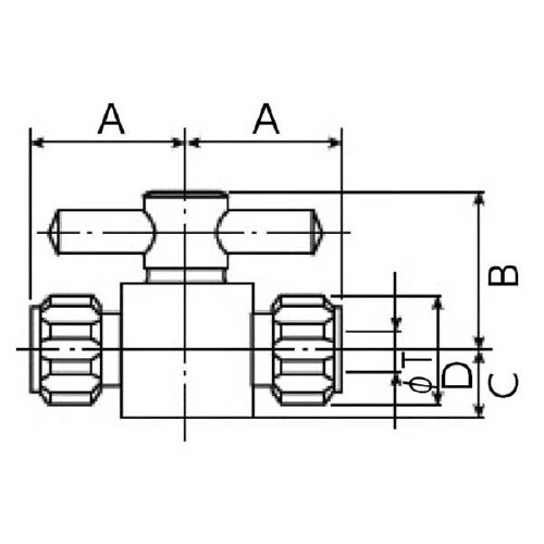 PTFE三方バルブ NR0004−003