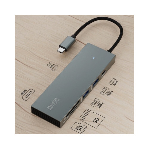 TypeCマルチアダプター 5RANGERS PD