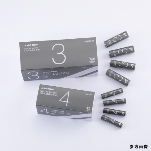 アズワンのアルカリ乾電池 単3(40本)