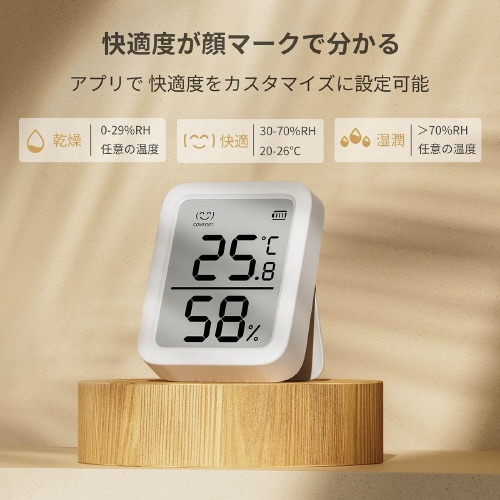 デジタル温湿度ロガSwitchBotプラス 2個入