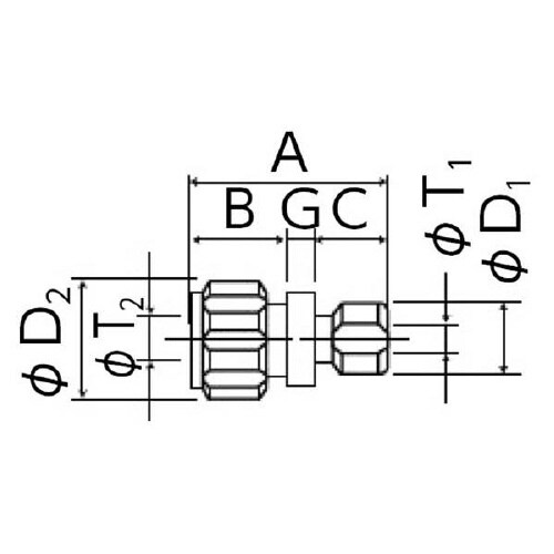 フッ素樹脂 接続ジョイントI型 0045−001