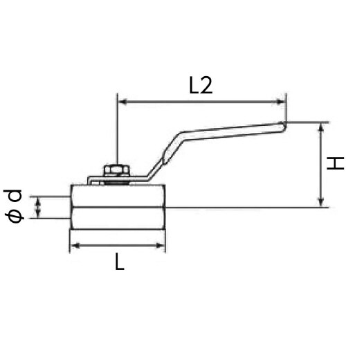 黄銅製禁油処理BバルブBBS−92−10Rc ×2