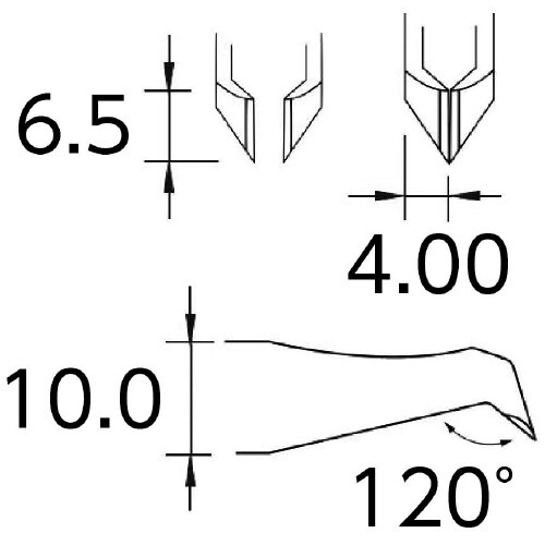 カッティングピンセット 15ARWM.C.D.0