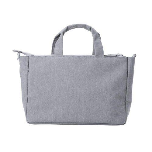 ミニトートバッグ 2WAY 撥水加工 グレー