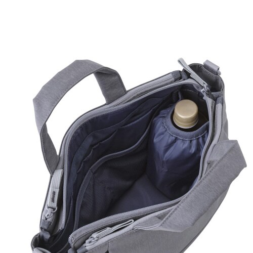 ミニトートバッグ 2WAY 撥水加工 グレー