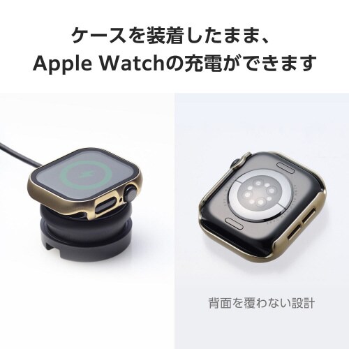 アップルウォッチ42mmフルカバー メタルゴールド