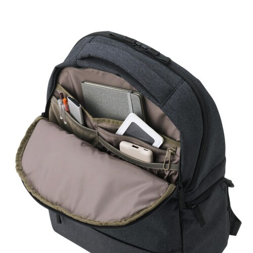 リュック バックパック 22L 撥水加工 ブラック