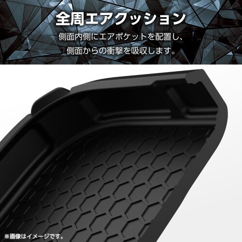 Xperia10VIケースハイブリッド黒