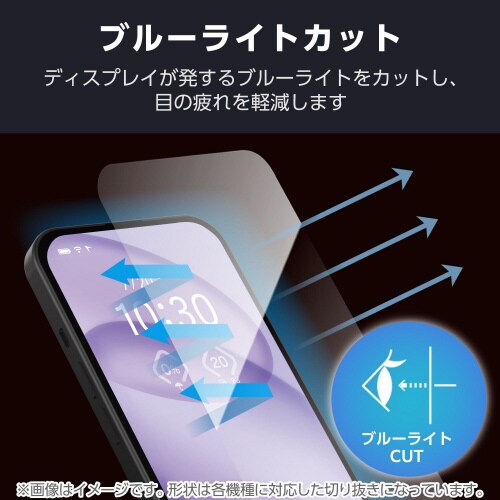 らくらくスマートフォンF−53Eフィルム防反射BL