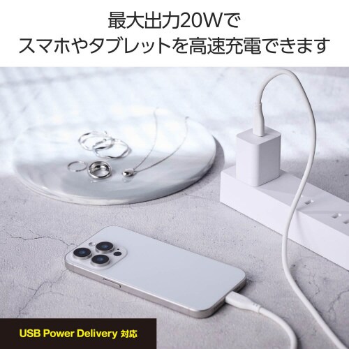 Type−C充電器 コンセント NOGI ホワイト