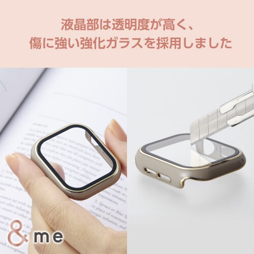 アップルウォッチ42mm フルカバー グレー