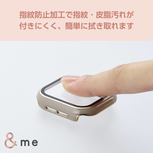 アップルウォッチ42mm フルカバー グレー