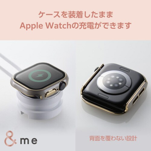 アップルウォッチ42mm フルカバー グレー