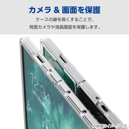 GalaxyZFold6ケースハード軽量透明