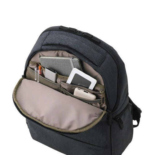 リュック バックパック 17L 撥水加工 ブラック