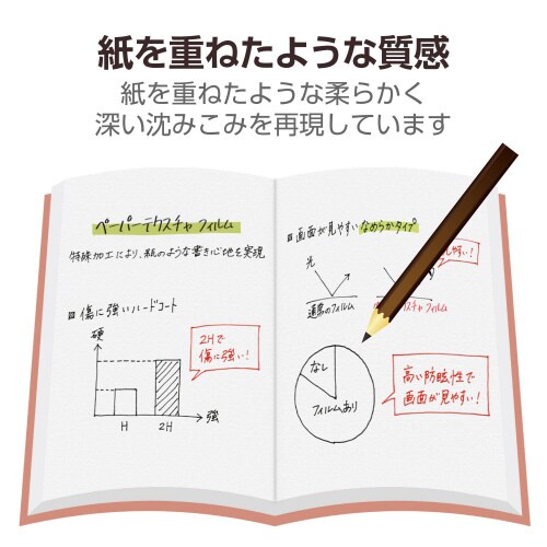 iPad 第10世代 保護フィルム 文字用なめらか