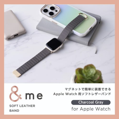 アップルウォッチSE マグネットバンド グレー