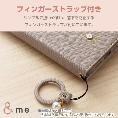 GooglePixel8aケース手帳型グレージュ