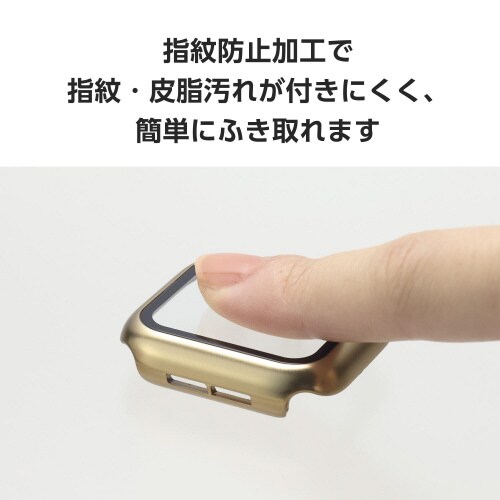 アップルウォッチ40mm フルカバー ゴールド