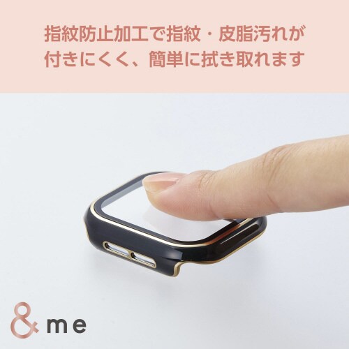 アップルウォッチ42mm フルカバー チャコール