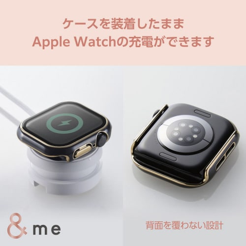 アップルウォッチ42mm フルカバー チャコール