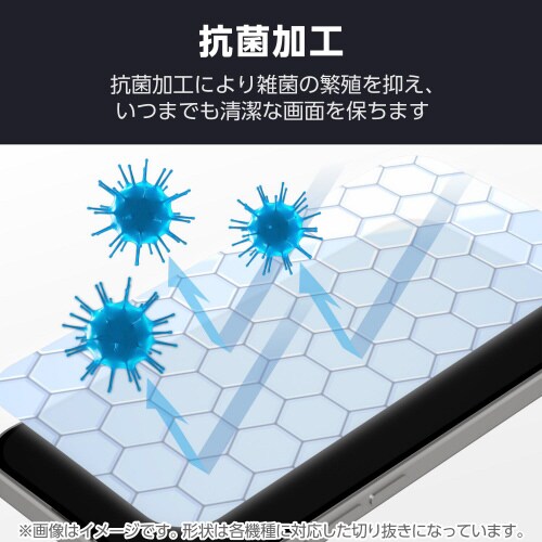 らくらくスマートフォンF−53Eフィルム指紋反射防