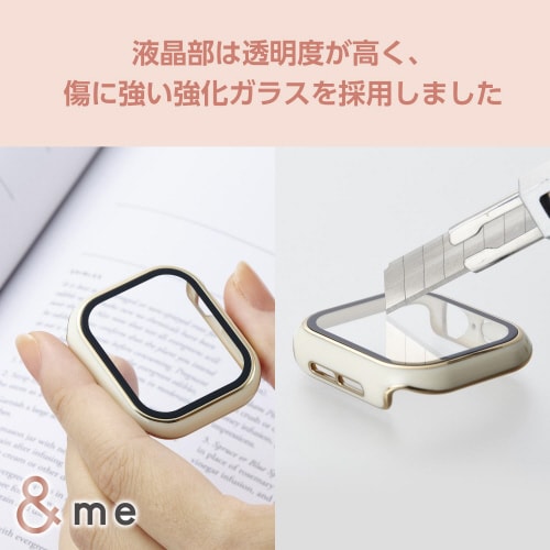 アップルウォッチ42mm フルカバー シルバー