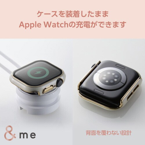 アップルウォッチ42mm フルカバー シルバー