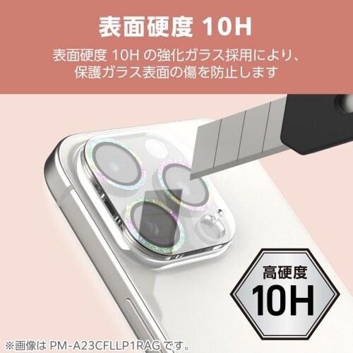 iPhone16Pro/MAXカメラカバー 虹