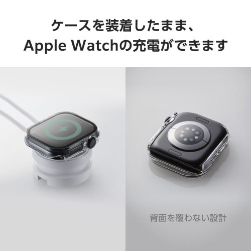 アップルウォッチ42mmフルカバーセラミッククリア