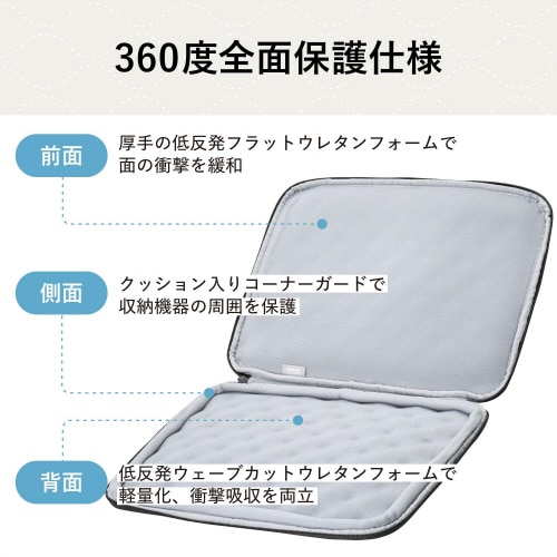 パソコンケース14インチオニオンステッチ黒
