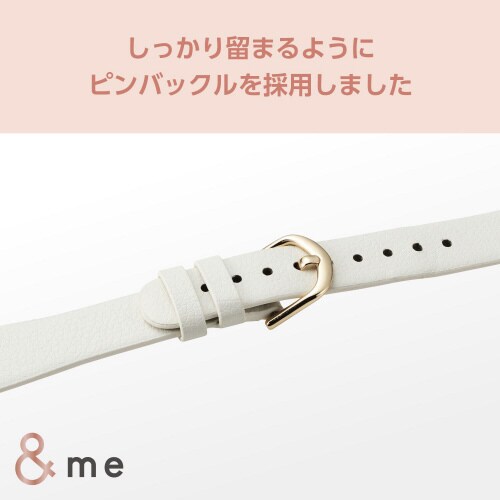 アップルウォッチSE レザーバンド オフホワイト