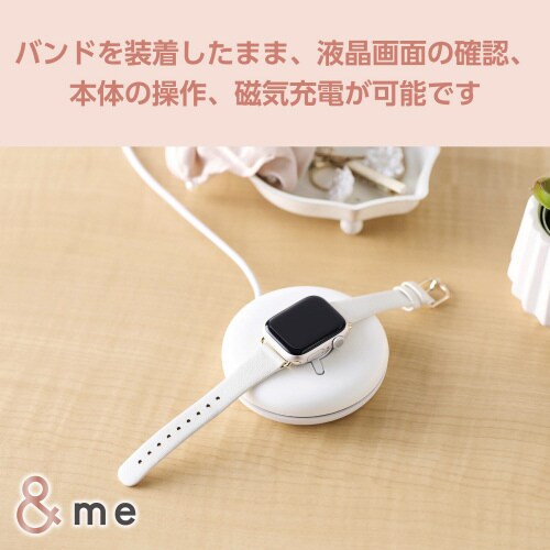 アップルウォッチSE レザーバンド オフホワイト