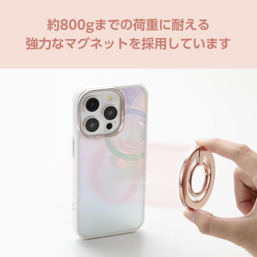 スマホリング マグネット ラインストーン ゴールド