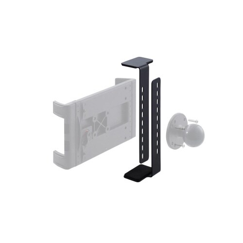 タブレットスタンド落下防止パーツ上下固定黒