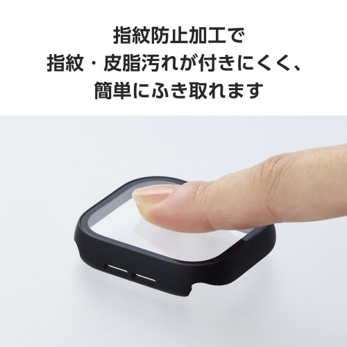 アップルウォッチ46mm フルカバー セラミック黒