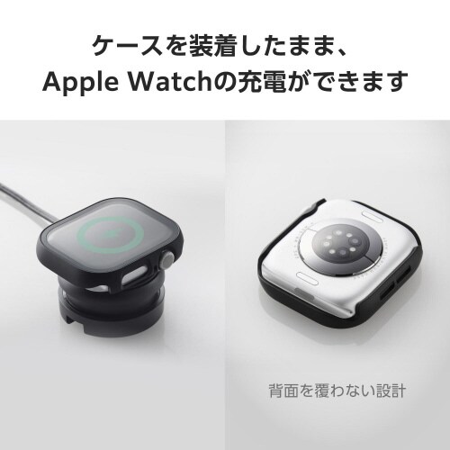 アップルウォッチ46mm フルカバーメタリック 黒
