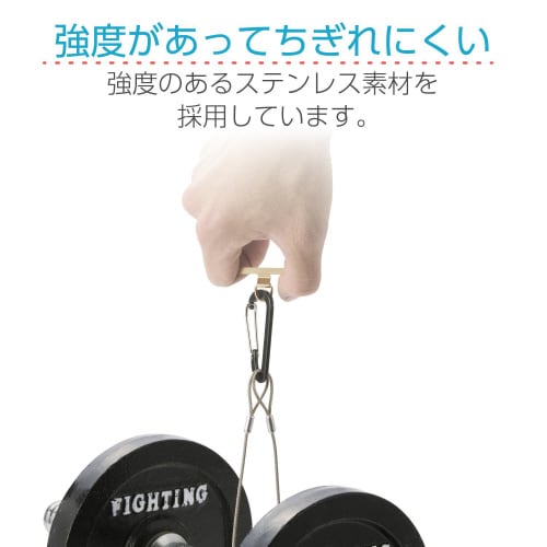 ストラップホールシート ステンレス 1口 ゴールド