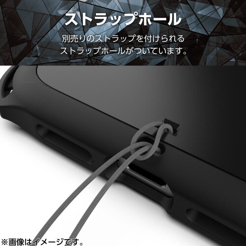 iPhone16Plusケース衝撃吸収黒