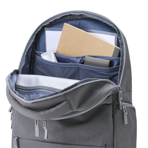 リュック バックパック 22L 撥水加工 グレー