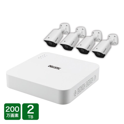 ネットワークカメラ4chセット
