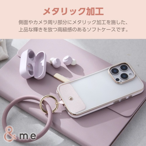 iPhone16Proケースソフトピンク