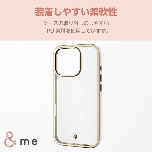 iPhone16Proケースソフトピンク