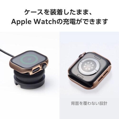 アップルウォッチ42mmフルカバー メタルピンク