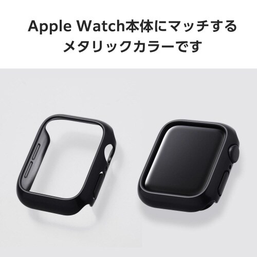 アップルウォッチ40mm バンパー メタリック 黒