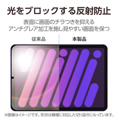 iPadminiA17Proフィルム 防指紋防反射