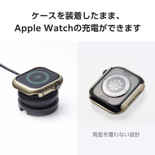 アップルウォッチ42mm バンパー メタリック金