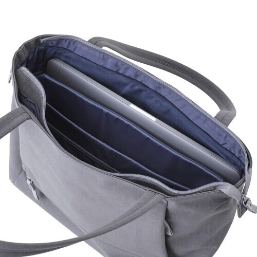 トートバッグ 肩掛けバッグ 12L 撥水 グレー